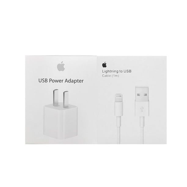 iPhone Original 5W Cargador De Carga Rápida Adaptador USB Con íPhone Lightning Cable A Para 11 MAX XR X 7 8 Plus 6 6S Gao Jiahui unisex