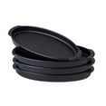 thumbnail image 1 of Bruntmor | Dinner Plates Plate Set Of 4 Porcelain Matte Glaze Sushi Serving Tray, 1 of 9