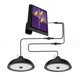 thumbnail image 1 of Lámpara solar con control remoto, iluminación alimentada por energía solar, luces de pared, luces de patio, luces LED para exteriores, luces de calle, luces de cabeza simples y dobles, 1 of 4