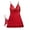 Red, variant on APEXFWDT Women's Lace Babydoll Set Sheer Mesh Chemise & G-String Panty 2-Piece Sleepwear (Valentine's Special)