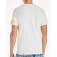 thumbnail image 2 of Hanes Mens Moisture-Wicking V-Neck Undershirt 3-Pack, 2XL, White, 2 of 3