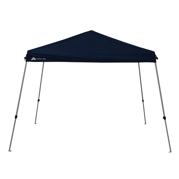 Ozark Trail 10' x 10' Instant Slant Leg Canopy, Dusty Blue, outdoor