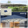 thumbnail image 4 of Outsunny Parasol de Jardin à Double Face Parasol de Terrasse Pare-Soleil Extérieur, 4 of 10