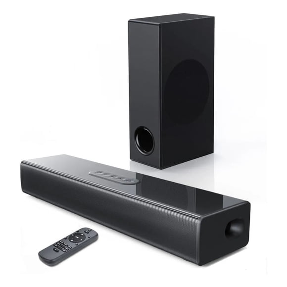 Barra de Sonido 120W Bluetooth 5.0 Altavoz Sistema TV y Cine