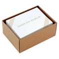 thumbnail image 3 of Hallmark Thank-You Notes (Diagonal Gold Stripes), 40 ct., 3 of 7
