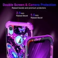 thumbnail image 6 of Casetego For iPhone XR Case,Glow in The Dark Three Layer Heavy Duty Shockproof Hard Plastic Bumper+Soft Silicone Protective Case for Apple iPhone XR,Dark Butterfly, 6 of 6