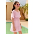 thumbnail image 4 of Sherrylily Girls Swimwear Cover Ups Beach Suit Cover Ups Bikini Swimsuit Girl Tunic Dress, 4 of 5