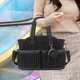 thumbnail image 5 of Bolso cambiador para mamá, versátil, portátil, regalo para nuevos padres, impermeable Negro, 5 of 9