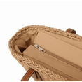 thumbnail image 5 of LULU Straw Shoulder Tote Bag for Women Women's Straw Shoulder Bag Large Rattan Woven Totes Summer Travel Beach Handbag Handmade Top Handle Purse.(Beige), 5 of 10
