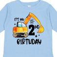 thumbnail image 4 of Inktastic Construction Truck It's My 2nd Birthday Boys or Girls Long Sleeve Toddler T-Shirt, 4 of 5