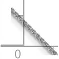 thumbnail image 4 of Solid 14K White Gold 1.2mm Spiga Wheat Chain - 22", 4 of 8