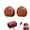 Pointed Hat B, variant on Wenwan Walnuts Natural Chinese Walnuts Fidget Hand Massage Balls Stress Relief Meditation Relaxation Gift for Fathers Elders Collectors with Storage Box & Brush