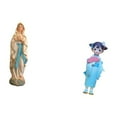 thumbnail image 5 of CarpNettore Blessed Virgin Mary and Japanese Geisha Kabuki Resin Statue Figurine Decorative Artwork for Office Car Desk Display Birthday Dollhouse Accessories, 5 of 8