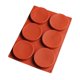 thumbnail image 5 of Moldes para pasteles grandes de 6 cavidades, moldes para hornear de silicona antiadherentes, discos redondos de resina, molde para pasteles de mousse, postres, dulces, jabón, 5 of 5
