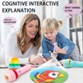 thumbnail image 5 of G Early Learning Picture Projection Flashlight Toy For Kids Animal Slide Educational Tool With Luminous Effect 11.3X3.5X3.5Cm Size 0.09 Pounds Weight, 5 of 5