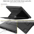 thumbnail image 3 of TECH CIRCLE Magnetic Stand Case for Samsung Galaxy Tab A8 10.5 Inch 2022 Release - Multiple Angles Shockproof Rugged Soft TPU Cover with Pencil Holder Card Slots Auto Sleep/Wake Smart Case,Black, 3 of 8