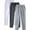 White, variant on ZQUUVOU Mens Sweatpants With Pockets 3 Pack Fleece Casual Jogger For Men Athletic Pants With Drawstring Navy