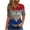 Multicolor-9, variant on VerPetridure American Flag Shirts for Women 4th of July Tops USA Print T Shirt Casual Short Sleeve American Proud T-Shirt Tops