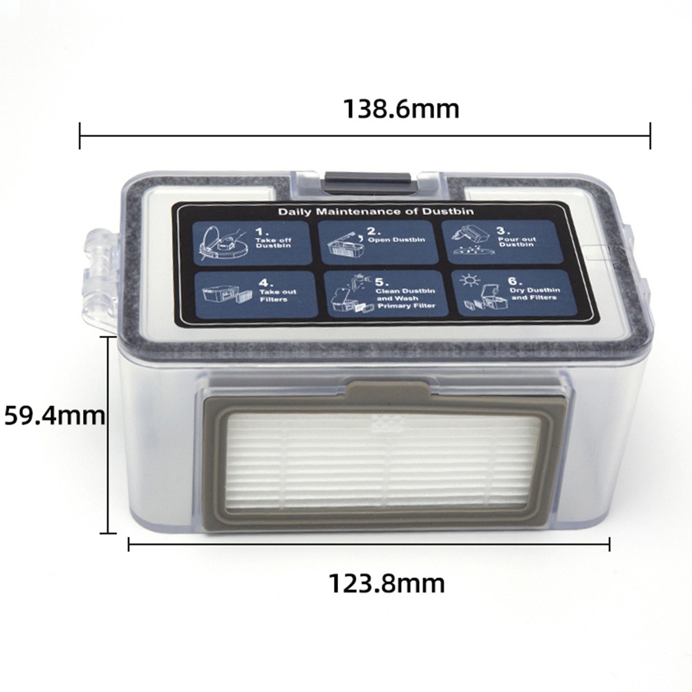 Vacuum Cleaner Dust Box For Irbis 0321 / 0121 Robot Vacuum Cleaner Accessories -Random color