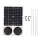 thumbnail image 2 of Kit de ventilador de panel solar Jadeshay 40W para hogar, 2 of 12