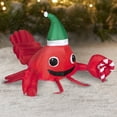 thumbnail image 2 of Gemmy Christmas Airblown Inflatable Lobster, 2 ft Tall, Multi, 2 of 4
