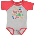 thumbnail image 3 of Inktastic Mommy and Daddy Love Me Boys or Girls Baby Bodysuit, 3 of 5