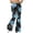 *4-Black, variant on Women's Floral High Waist Flare Yoga Pants,Ladies Stretchy Bell Bottoms,Casual Daily Butt Lift Trousers for Women,Black,S-2XL