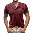 thumbnail image 2 of Men's Casual Business Solid Color Shirts Men's Buttons Shirts M, 2 of 4