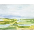 thumbnail image 2 of Barnes, Victoria 24x19 Gold Ornate Wood Framed with Double Matting Museum Art Print Titled - Watery Lowlands III, 2 of 4