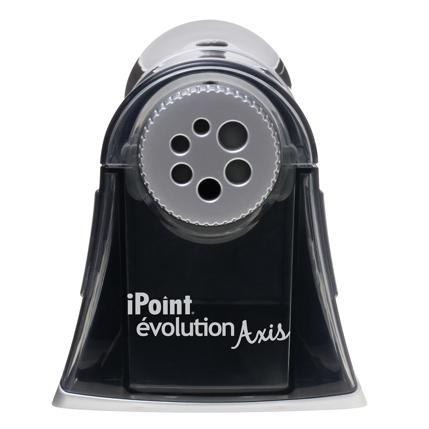 Westcott iPoint Evolution Axis Heavy Duty Electric Pencil Sharpener, Black/Silver