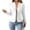 #0267-White, variant on Neewe Women's Work Office Blazer Stretch Lapel Collar Long Sleeve Jacket Suit Blazer