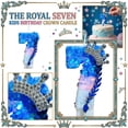 thumbnail image 3 of 1PC Cartoon Birthday Candle,Creative Number Candle with Glitter Crown Design,For Birthday Party,Cake Decoration -, 3 of 6