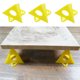thumbnail image 2 of Muyoka Soportes de pirámide para pintor, almohadillas de pintura triangulares, herramientas de trabajo de madera amarilla, accesorios para carpintería Muyoka Hogar, 2 of 5