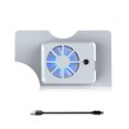 thumbnail image 1 of Game Console Cooling Fan Heat Dissipation External Cooler Stand Radiator Gamer Supplies Replacement for Nintendo Switch OLED White, 1 of 8