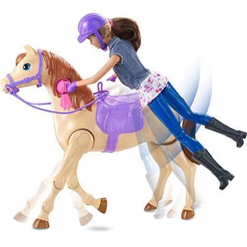 barbie saddle and ride horse walmart