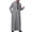 Gray-M, variant on Islamics Clothing Men Robe Kaftan Muslims Man Moroccan Casual Long Dress Arabic Thobe Grown Middle East National Costume