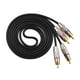 thumbnail image 1 of Cable de Audio Estéreo shamjiam 2RCA a 2RCA Duradero 2m, 1 of 7