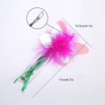 thumbnail image 4 of Cat Wand Toy Refill Interactive Cat Teaser Replacement Pet Stick Toy Attachment, 4 of 10