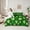 Green 02, variant on Feelyou Lucky Shamrock Bedding Comforter Set 7pcs, Green Fashion Lips King Bedding Sets