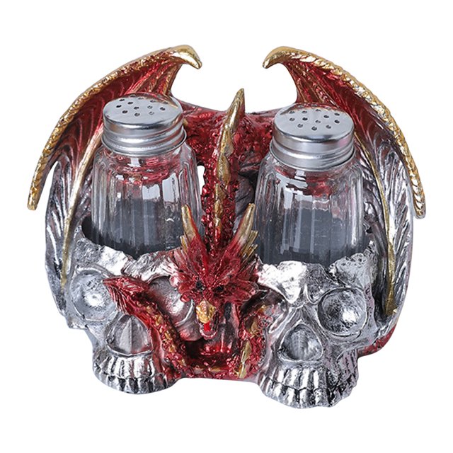 XWSHYW Decoraciones para El Hogar Adorno Tarro de Pimienta con Forma de Calavera de Halloween Personalizado, Decoración para El Hogar, Festival de Fantasmas, Botella de Condimento de Cocina