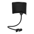 thumbnail image 2 of Isolation Screen,Filter With Shaft Wind Screen Windshield Net Pop Filter Noise Net Wind Mic Isolation Screen Windshield Windscreen Pop Filter With U-type Bop Net Shaft Filter Dedicated Microp, 2 of 7