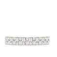 thumbnail image 5 of Rosec Jewels Certified Moissanite Half Eternity Ring - Wedding Anniversary Ring - D-VS1 Quality, 14K Yellow Gold, US 10.00, 5 of 9