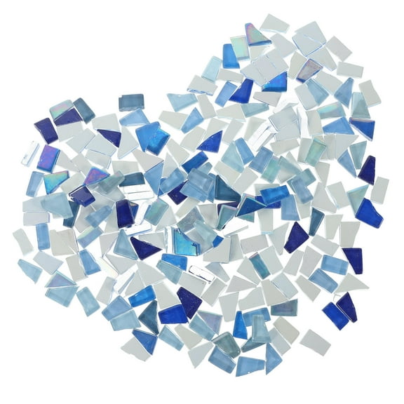 PAMINGONO mini tiles art Mosaic Tiles Blue Plastic 1 Bag