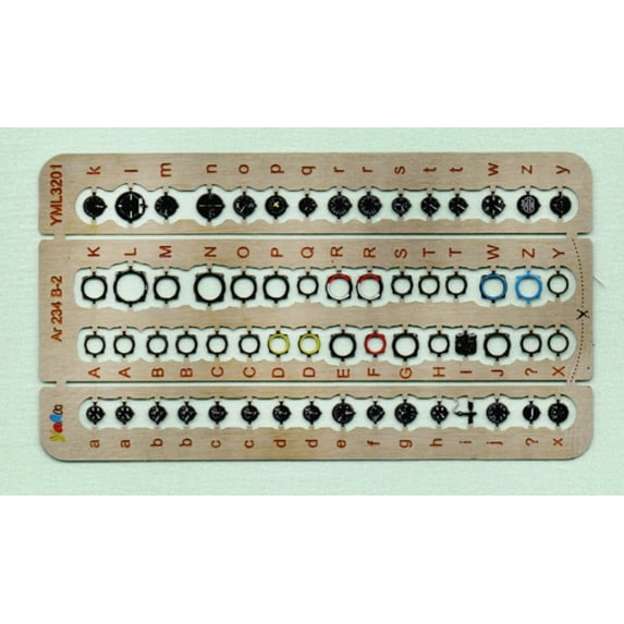 Yahu Model 1:32 Arado Ar 234 B-2 Color PE Instruments for Fly Kit #YML3201