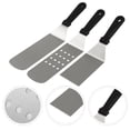 thumbnail image 4 of Shisuyan 3pcs Pizza Spatula Paddle Stainless Steel Food Transfer Tool for Home Users, 4 of 8