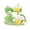 Green, variant on Glass Teapot Set, Heat-resistant Glass Tea Set, Semi-automatic with Infuser Teapots, Lazy Kungfu Teapot, For Tea Preparation in the Home Office Teapot