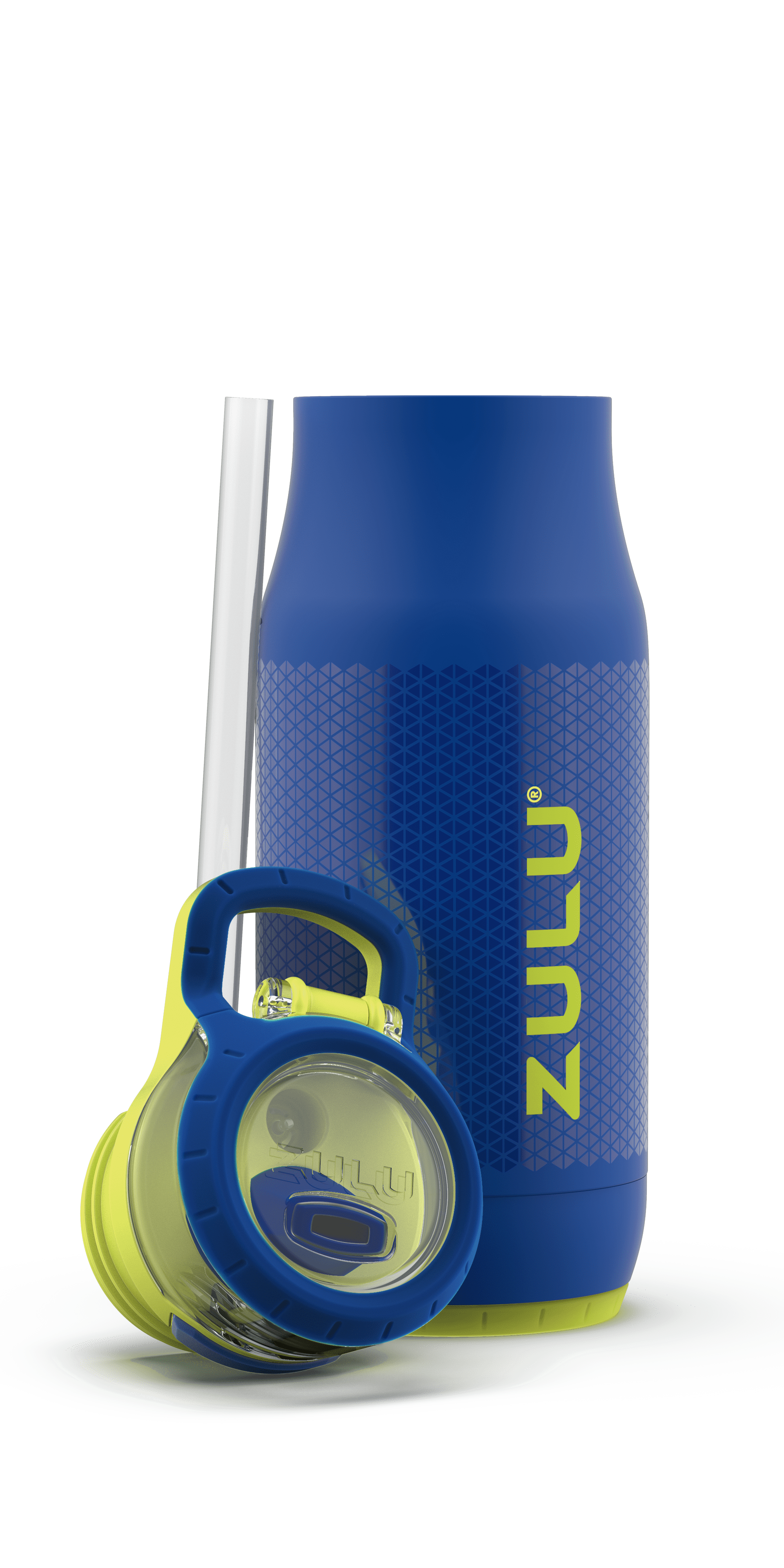 Zulu Kids Flex Water Bottle with Silicone Spout, Leak-Proof Locking Flip Lid and Soft Touch Carry Loop for School Backpack, Lunchbox, and Outdoor