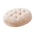thumbnail image 1 of Cojín redondo lavable para suelo kusrkot Cojín de suelo 15,5 pulgadas beige, 1 of 8