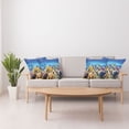 thumbnail image 3 of Ambesonne Fish Throw Pillow Cover 4 Pack, Ocean Corals Goldfish, 20", Turquoise, 3 of 5