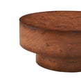 thumbnail image 4 of Christopher Knight Home 31.5" Round Coffee Table with Thick Top, Pedestal Base, Walnut, 4 of 9